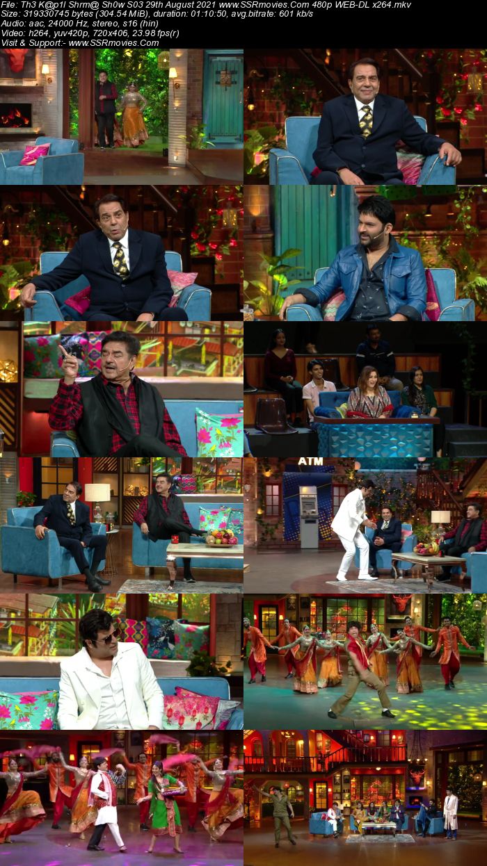 The Kapil Sharma Show S03 29th August 2021 480p 720p WEB-DL x264 Download