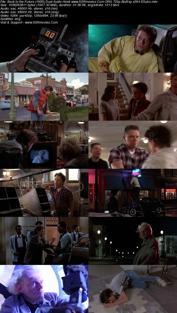 Back to the Future (1985) Dual Audio Hindi ORG 480p BluRay 400MB ESubs Full Movie Download