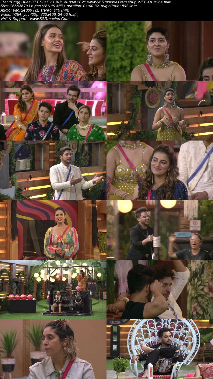 Bigg Boss 0TT S01E23 30th August 2021 480p 720p WEB-DL x264 300MB Download