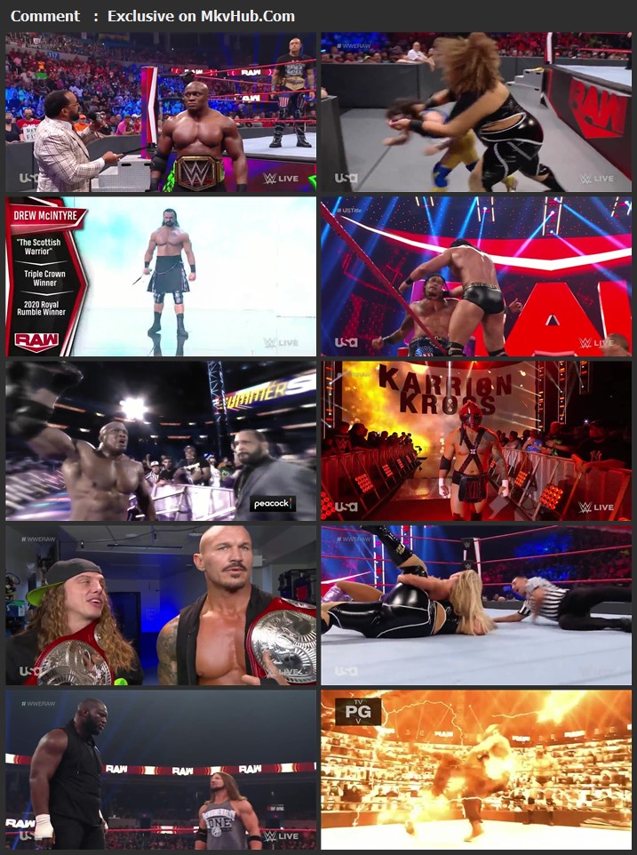 WWE Monday Night Raw 30th August 2021 720p WEBRip x264 1.1GB Download