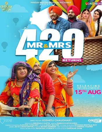 Mr & Mrs 420 Returns (2018) Punjabi 720p WEB-DL x264 1.1GB Full Movie Download