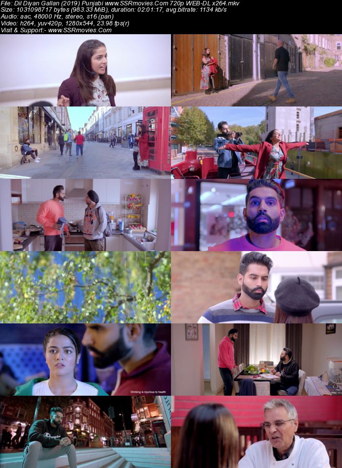 Dil Diyan Gallan (2019) Punjabi 720p WEB-DL x264 950MB Full Movie Download