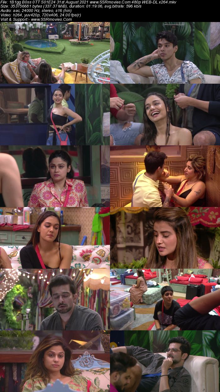 Bigg Boss 0TT S01E24 31st August 2021 480p 720p WEB-DL x264 300MB Download