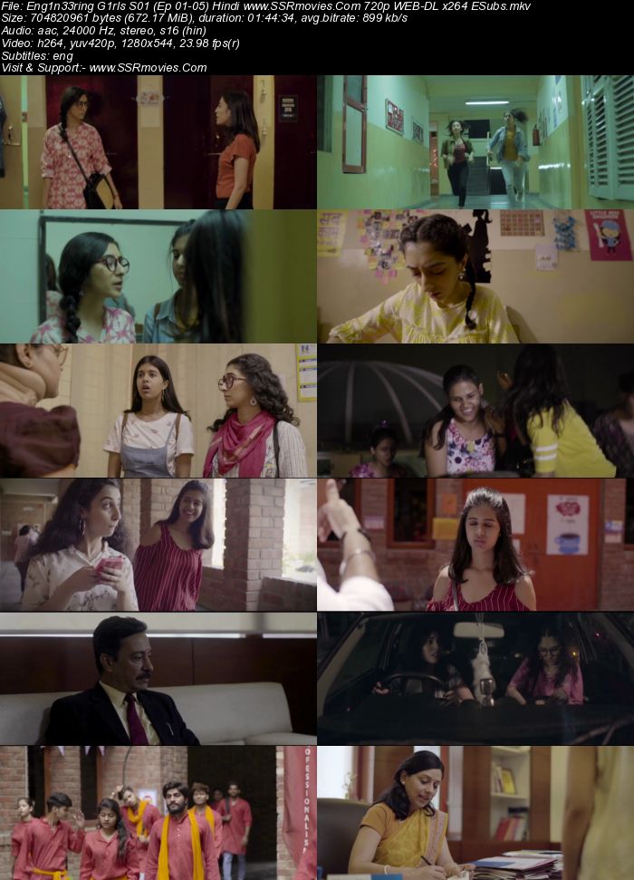 Engineering Girls (2018) S01 Complete Hindi 720p WEB-DL 650MB ESubs Download