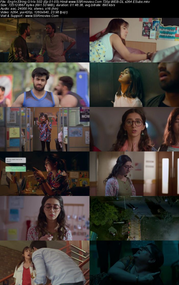 Engineering Girls (2021) S02 Complete Hindi 720p WEB-DL 700MB ESubs Download