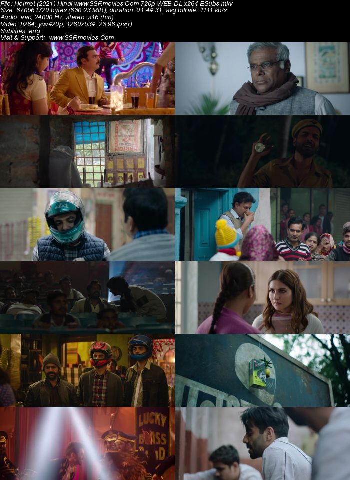 Helmet (2021) Hindi 480p WEB-DL x264 300MB ESubs Full Movie Download