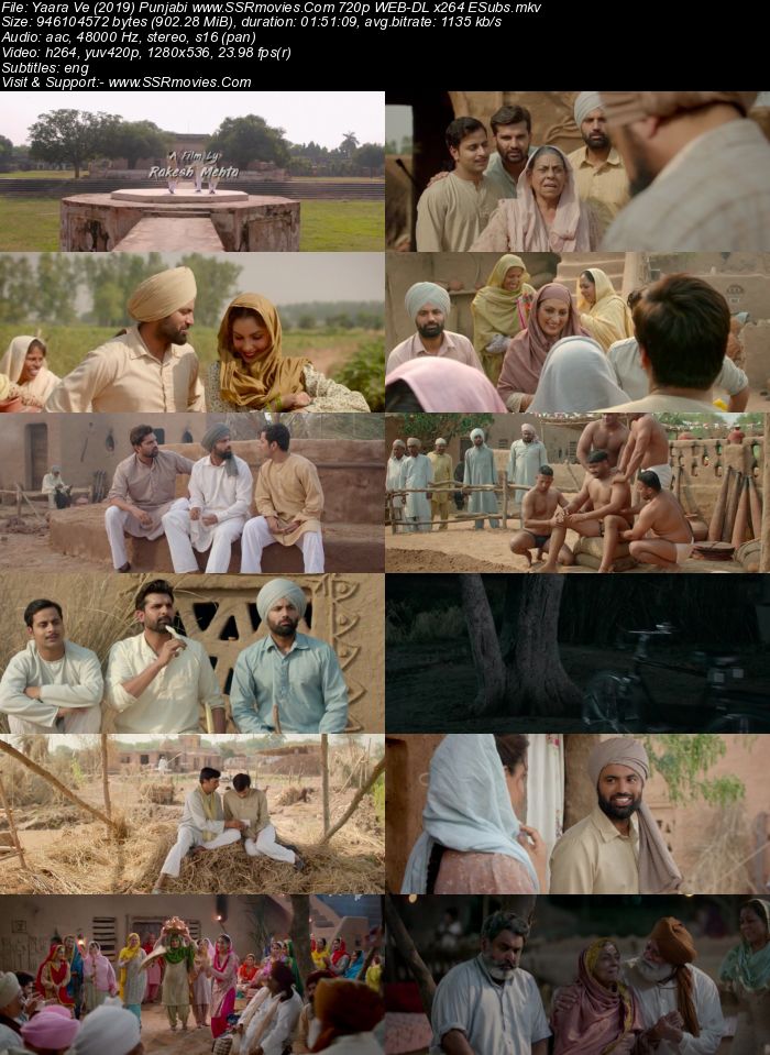 Yaara Ve (2019) Punjabi 720p WEB-DL x264 900MB Full Movie Download