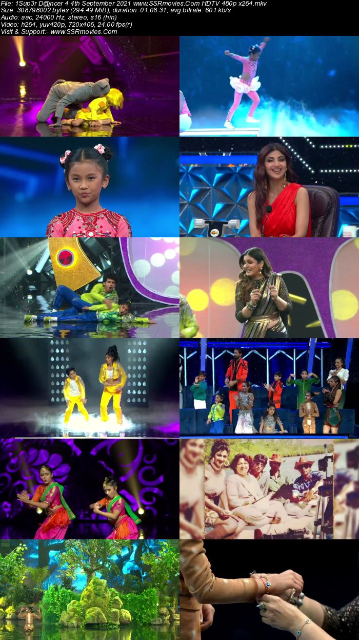 Super Dancer 4 4th September 2021 HDTV 480p 720p x264 300MB Download