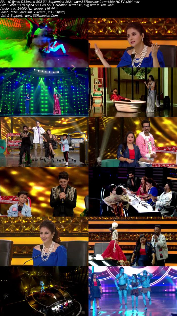 Dance Deewane S03 5th September 2021 480p 720p HDTV x264 350MB Download