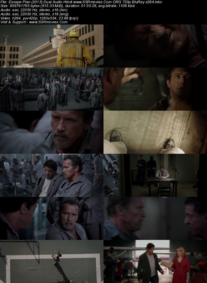 Escape Plan (2013) Dual Audio Hindi 720p BluRay x264 900MB Full Movie Download