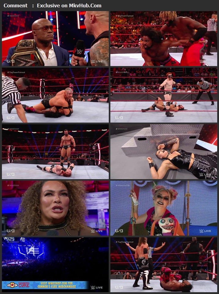 WWE Monday Night Raw 6th September 2021 720p WEBRip x264 1.1GB Download