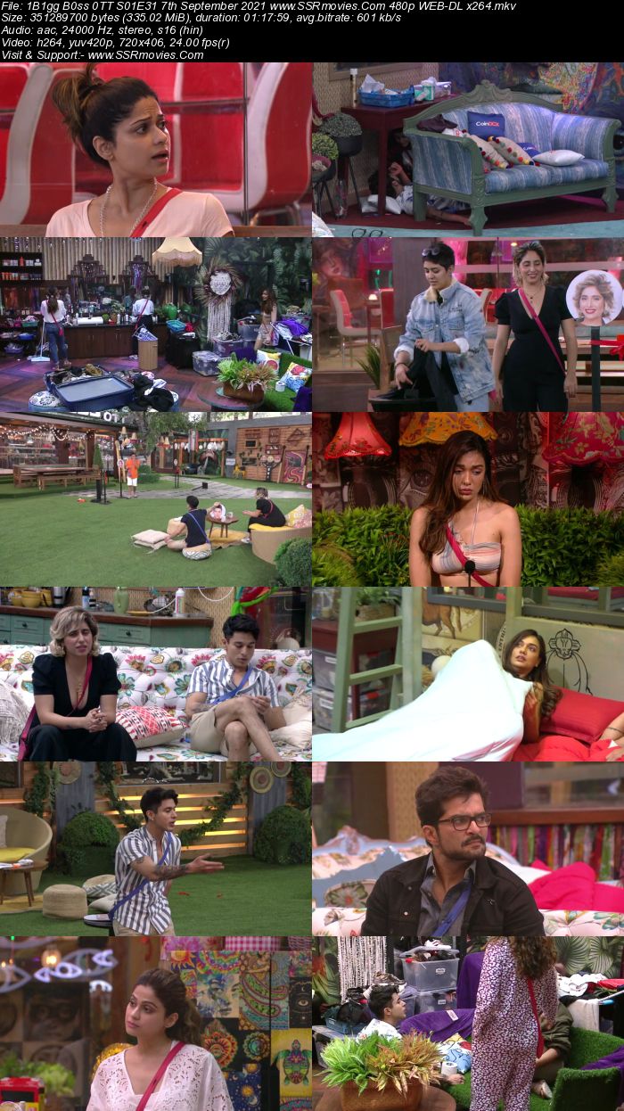 Bigg Boss 0TT S01E31 7th September 2021 480p 720p WEB-DL x264 300MB Download