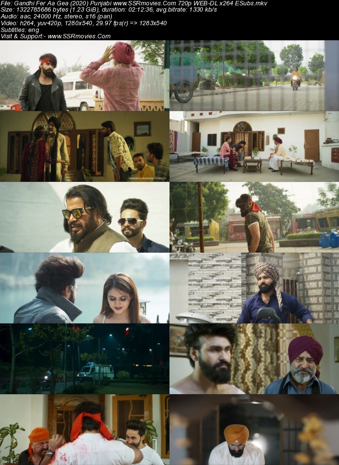 Gandhi Fer Aa Gea (2020) Punjabi 480p WEB-DL x264 400MB ESubs Full Movie Download