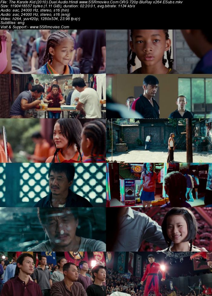 The Karate Kid (2010) Dual Audio Hindi ORG 720p BluRay 1.1GB ESubs Full Movie Download