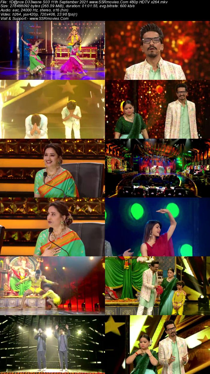 Dance Deewane S03 11th September 2021 480p 720p HDTV x264 350MB Download