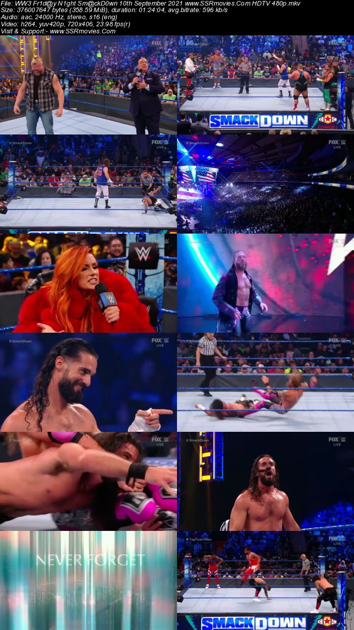 WWE Friday Night SmackDown 10th September 2021 480p 720p HDTV x264 Download