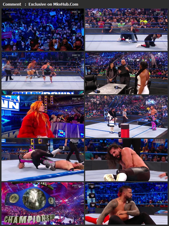 WWE Friday Night SmackDown 10th September 2021 720p WEBRip x264 700MB Download