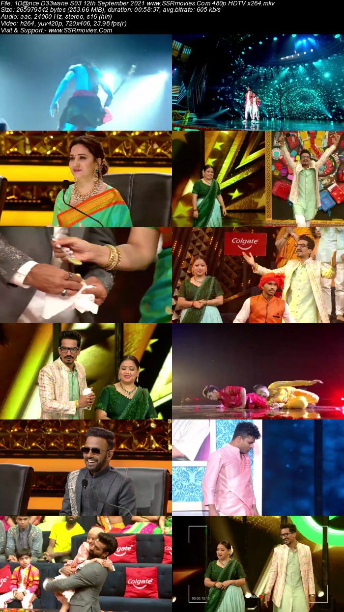 Dance Deewane S03 12th September 2021 480p 720p HDTV x264 350MB Download