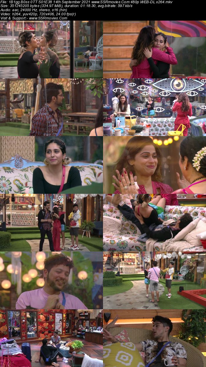 Bigg Boss 0TT S01E38 14th September 2021 480p 720p WEB-DL x264 300MB Download