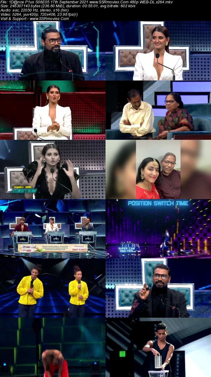 Dance Plus S06E05 17th September 2021 480p 720p WEB-DL x264 200MB Download