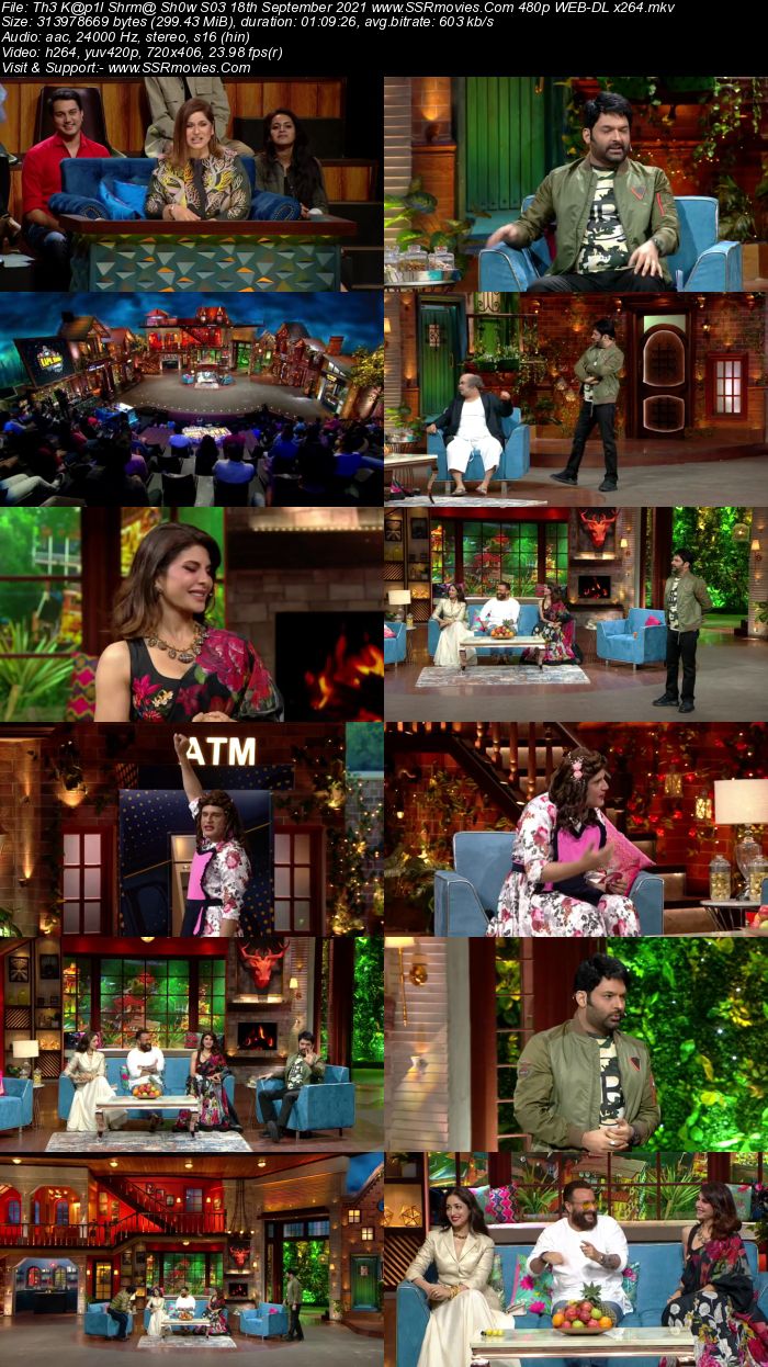 The Kapil Sharma Show S03 18th September 2021 480p 720p WEB-DL 300MB Download