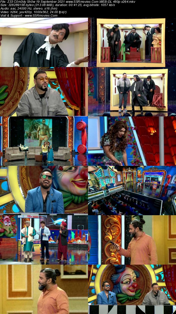 Zee Comedy Show 19th September 2021 480p WEB-DL x264 300MB Download