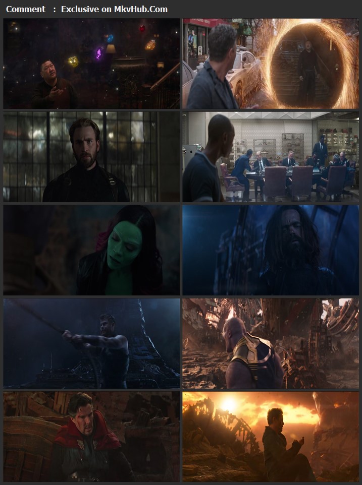 Avengers: Infinity War 2018 English 720p BluRay 1GB Download