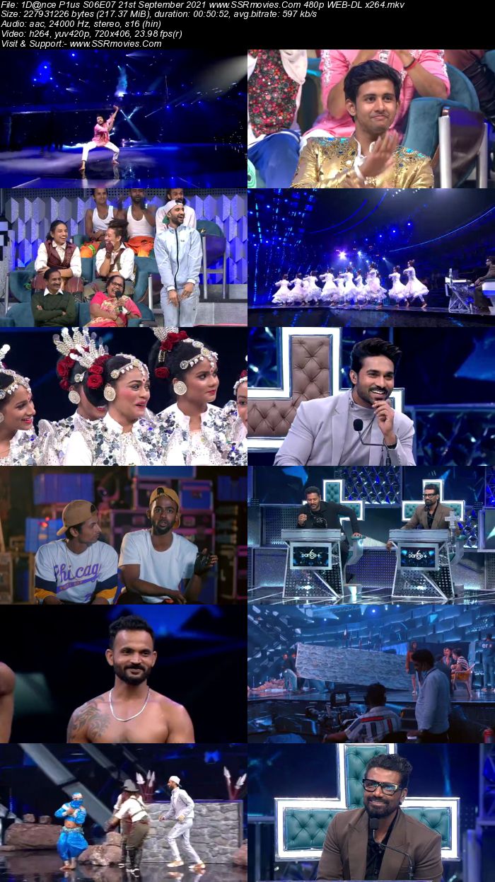 Dance Plus S06E07 21st September 2021 480p 720p WEB-DL x264 200MB Download