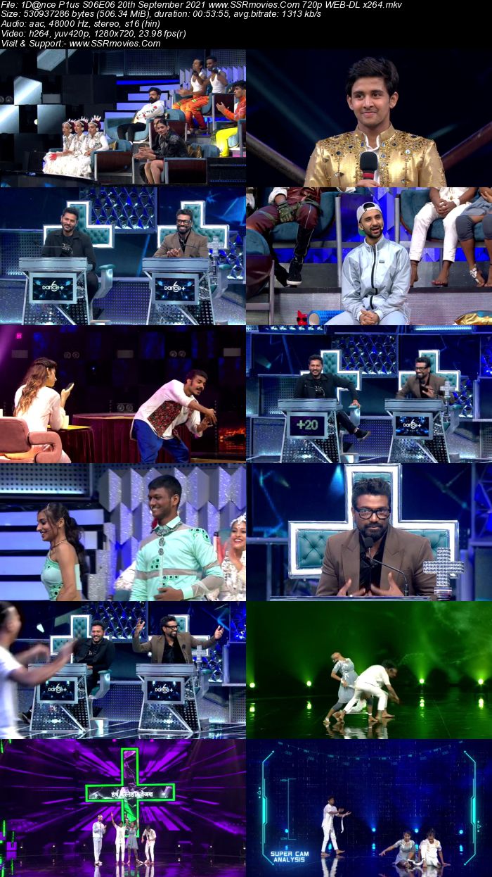 Dance Plus S06E06 20th September 2021 480p 720p WEB-DL x264 200MB Download