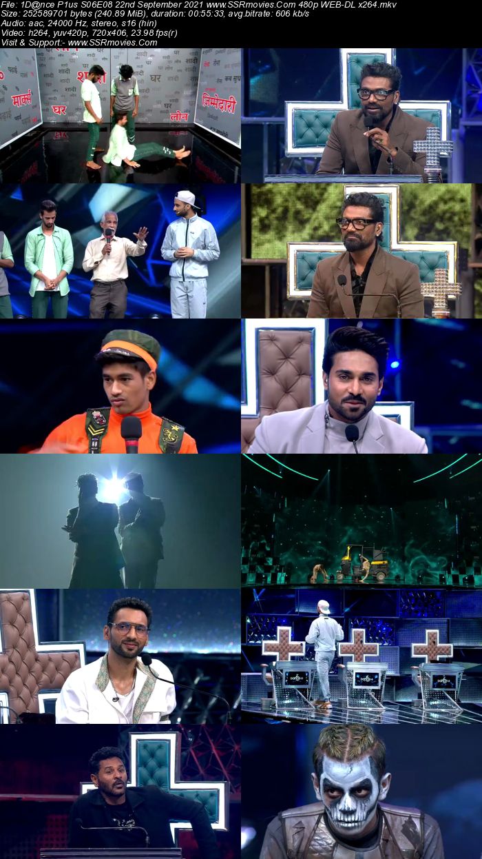 Dance Plus S06E08 22nd September 2021 480p 720p WEB-DL x264 200MB Download