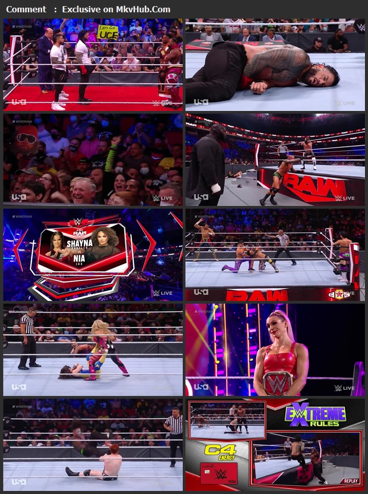 WWE Monday Night Raw 20th September 2021 720p WEBRip x264 1.1GB Download