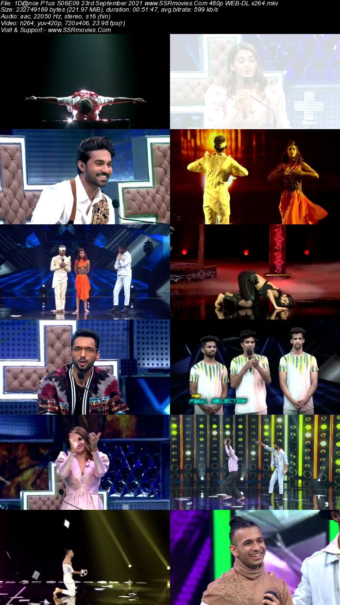 Dance Plus S06E09 23rd September 2021 480p 720p WEB-DL x264 200MB Download