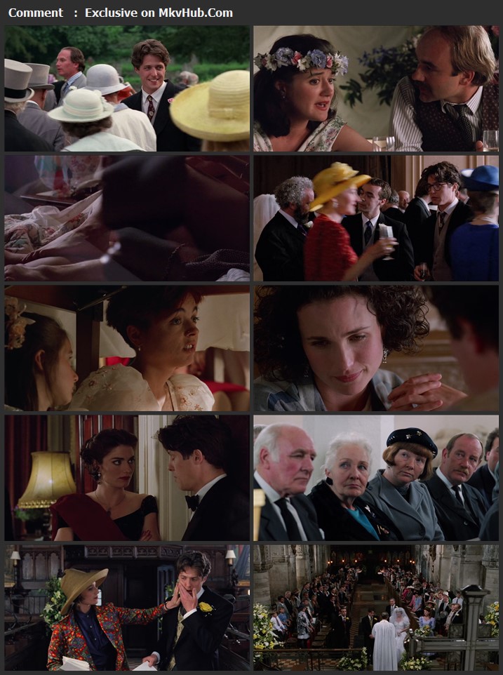 Four Weddings and a Funeral 1994 English 720p BluRay 1GB Download