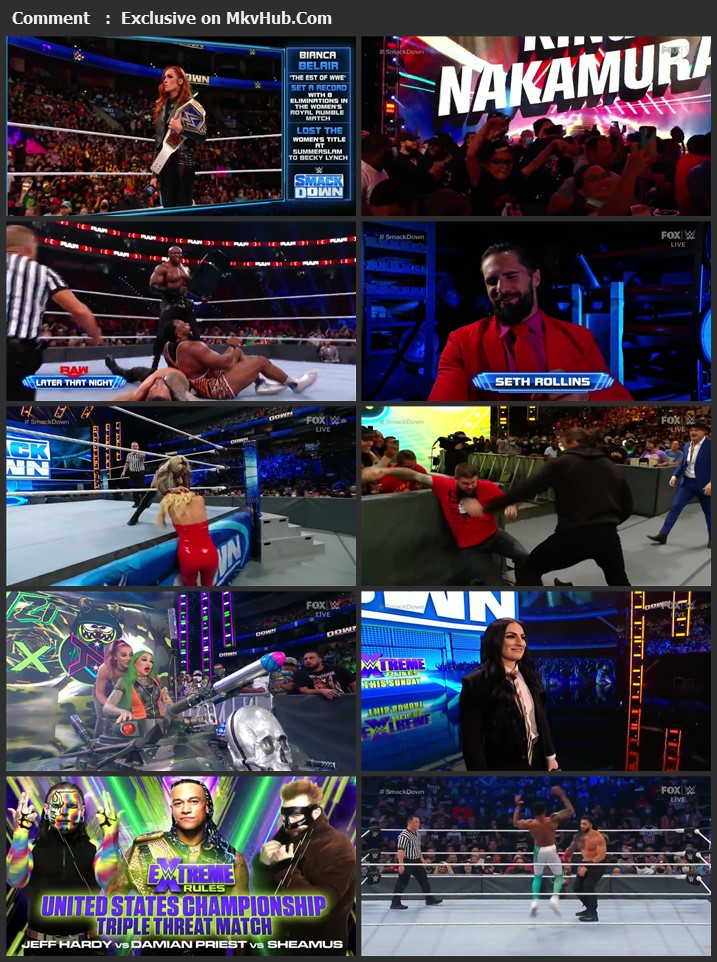 WWE Friday Night SmackDown 24th September 2021 720p WEBRip x264 750MB Download