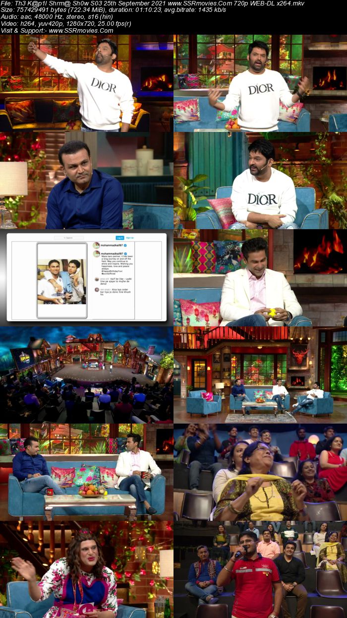 The Kapil Sharma Show S03 25th September 2021 480p 720p WEB-DL 300MB Download