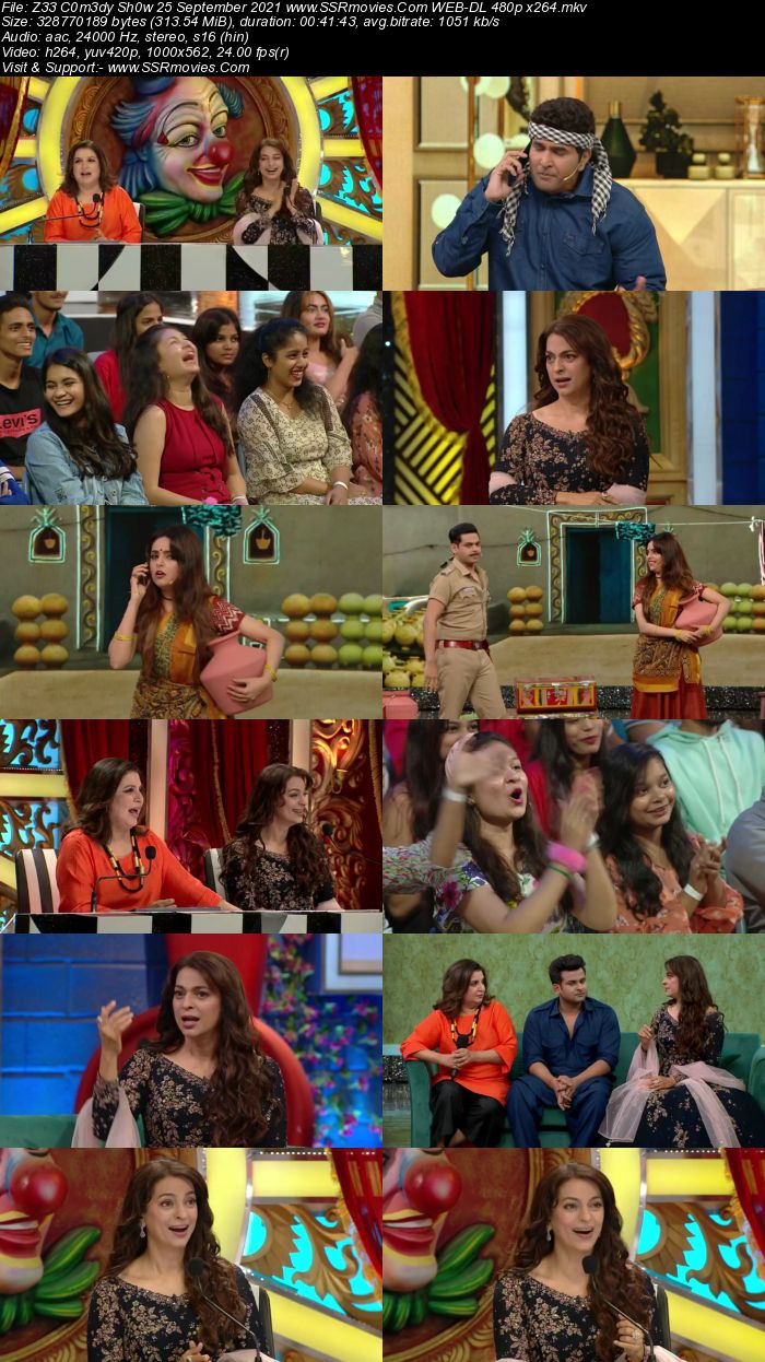 Zee Comedy Show 25th September 2021 480p WEB-DL x264 300MB Download