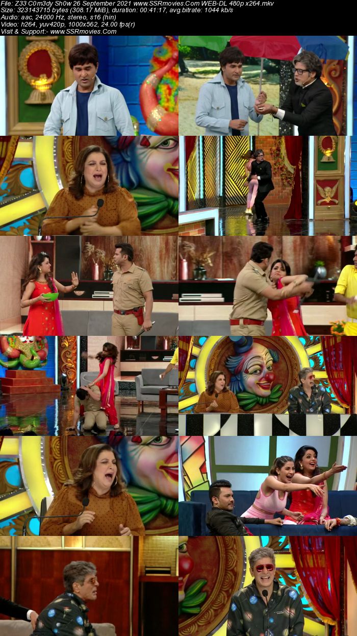 Zee Comedy Show 26th September 2021 480p WEB-DL x264 300MB Download