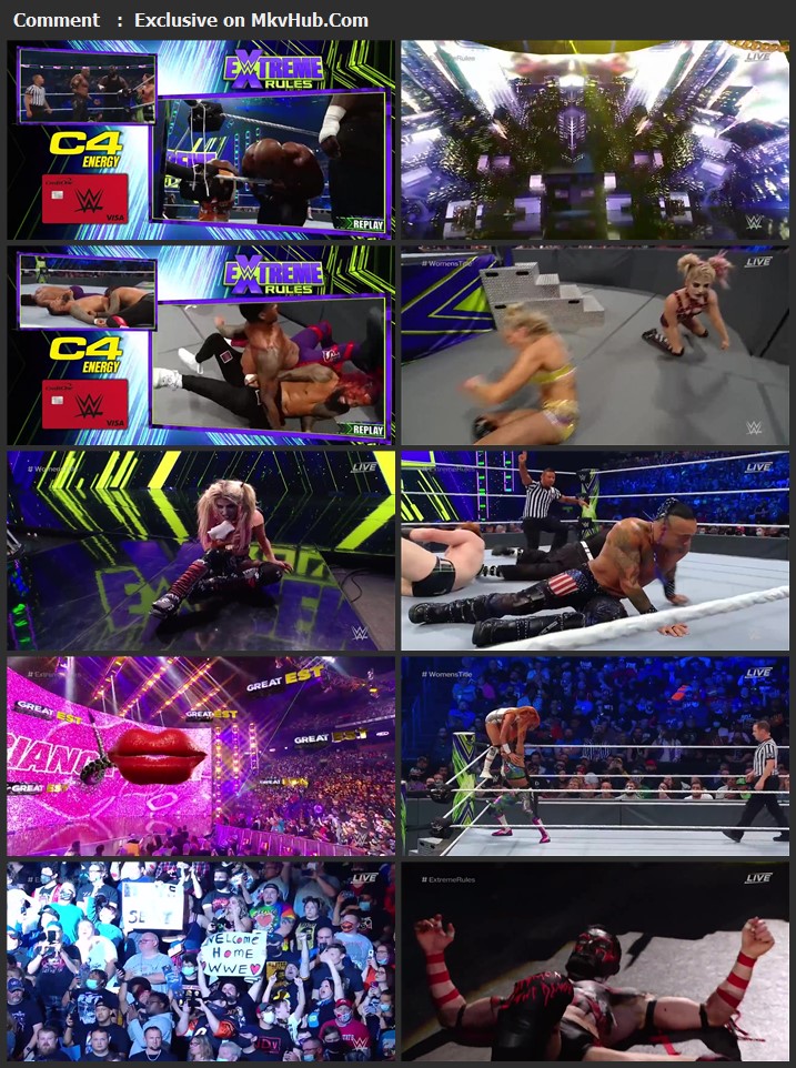 WWE Extreme Rules 2021 720p PPV WEBRip x264 1.6GB Download