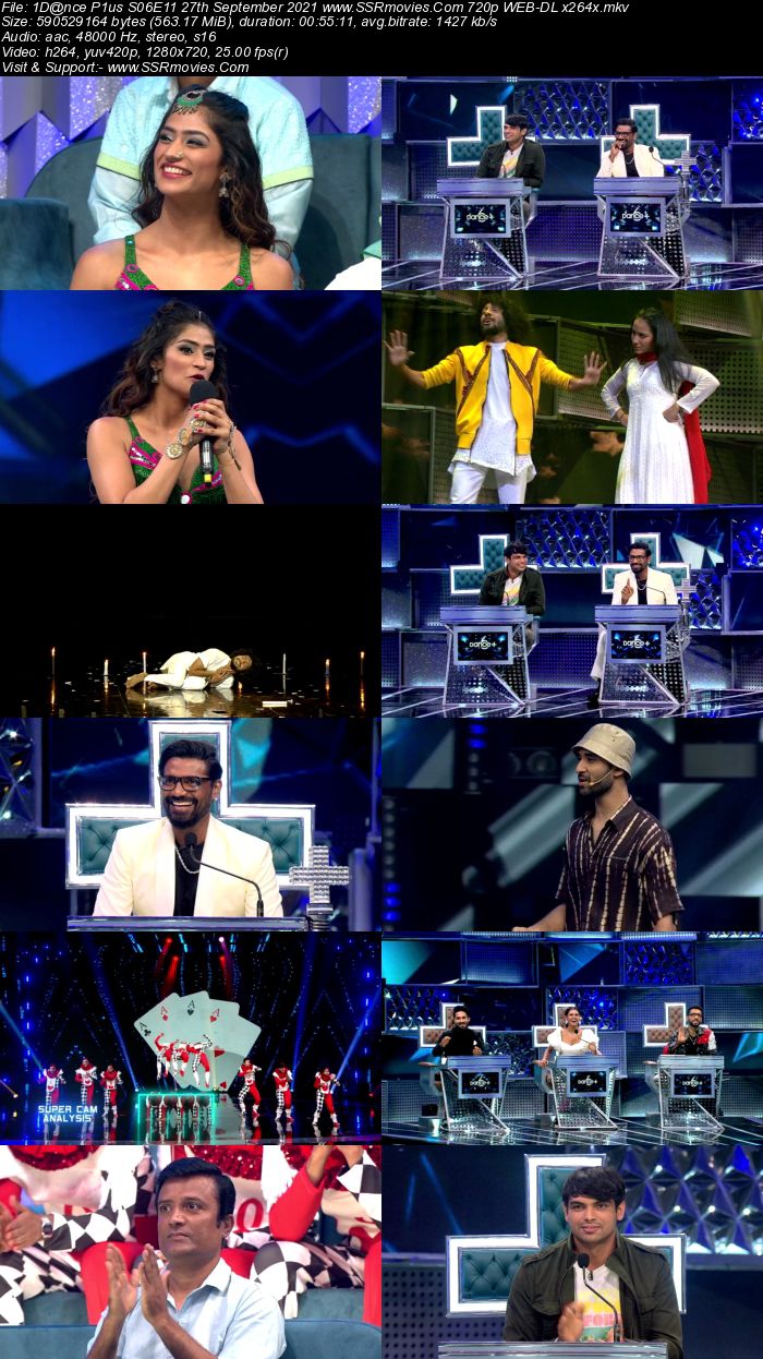 Dance Plus S06E11 27th September 2021 480p 720p WEB-DL x264 200MB Download