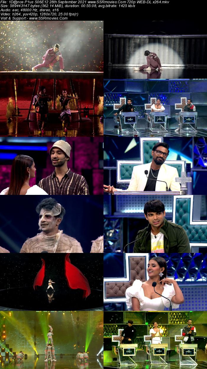 Dance Plus S06E12 28th September 2021 480p 720p WEB-DL x264 200MB Download