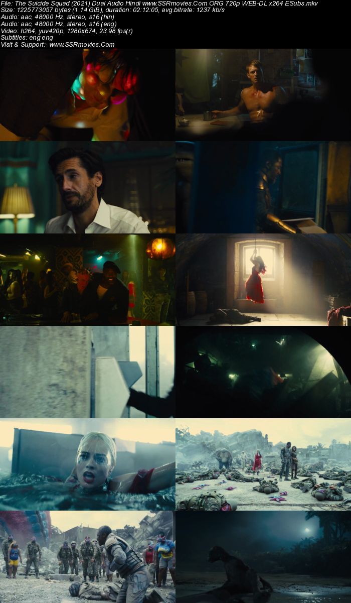 The Suicide Squad (2021) Dual Audio Hindi ORG 1080p WEB-DL 2.3GB ESubs Full Movie Download