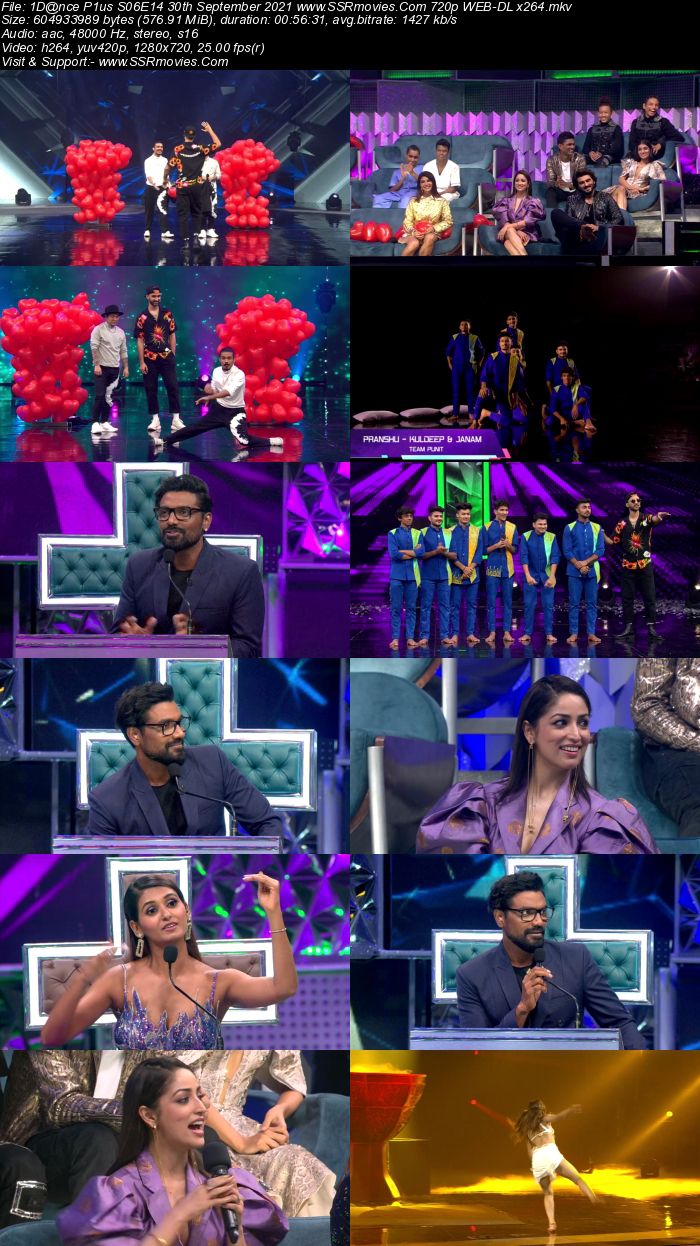 Dance Plus S06E14 30th September 2021 480p 720p WEB-DL x264 200MB Download