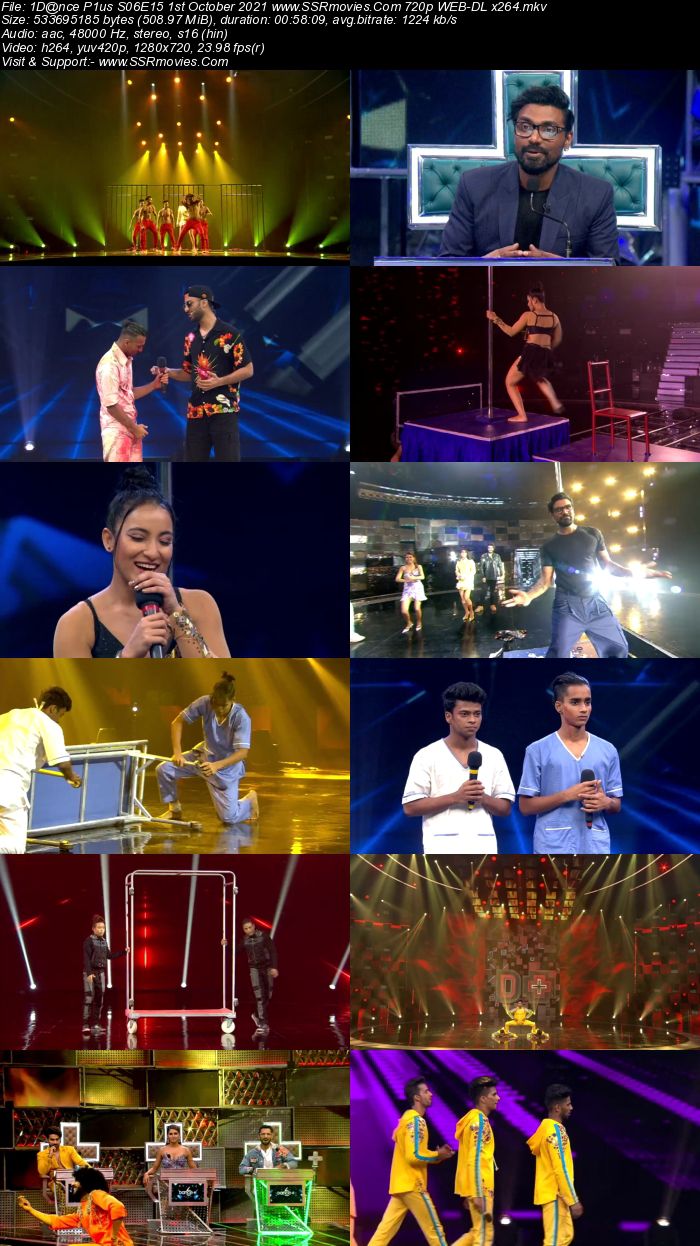 Dance Plus S06E15 1st October 2021 480p 720p WEB-DL x264 250MB Download