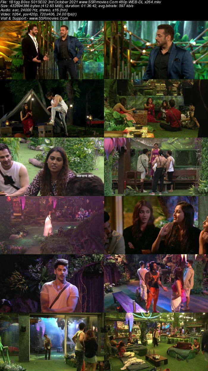 Bigg Boss S15E02 3rd October 2021 480p 720p WEB-DL 800MB Download