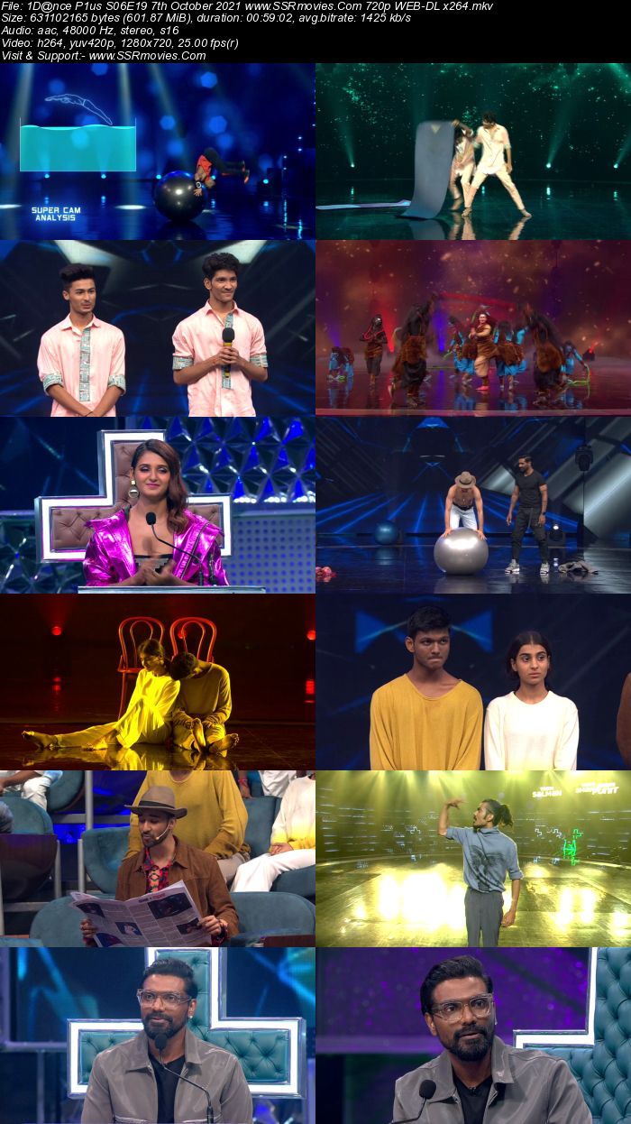 Dance Plus S06E19 7th October 2021 480p 720p WEB-DL x264 250MB Download