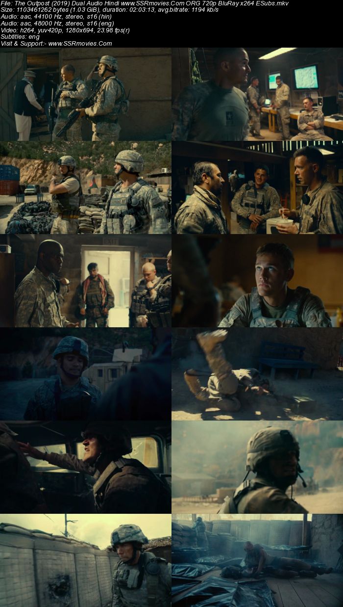 The Outpost (2019) Dual Audio Hindi ORG 480p BluRay x264 400MB ESubs Full Movie Download