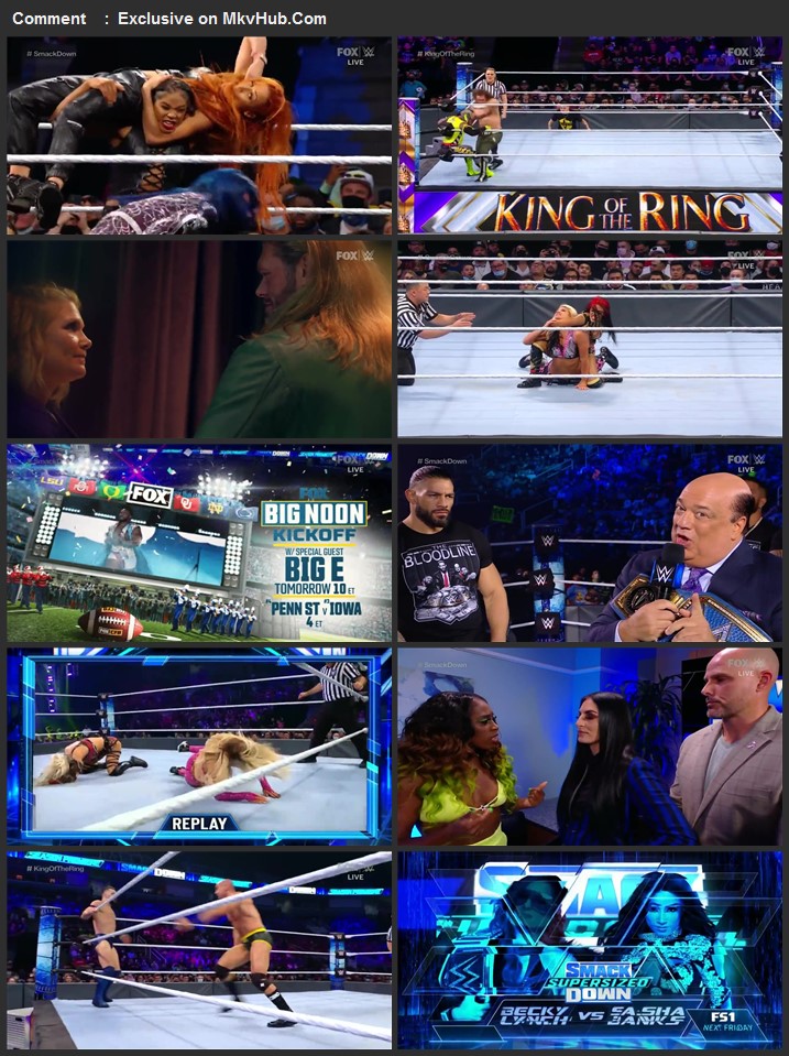 WWE Friday Night SmackDown 8th October 2021 720p WEBRip x264 750MB Download