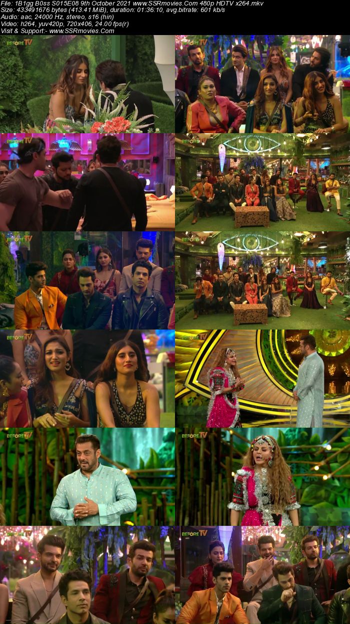 Bigg Boss S15E08 9th October 2021 480p 720p WEB-DL 250MB Download