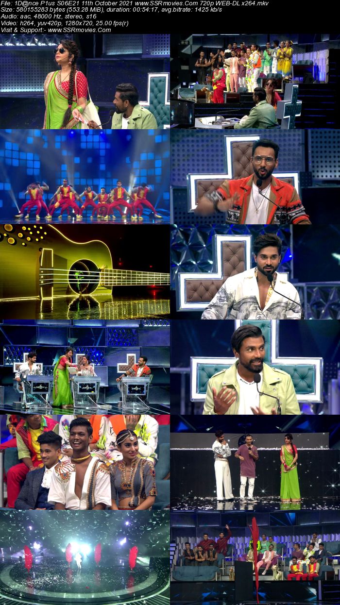 Dance Plus S06E21 11th October 2021 480p 720p WEB-DL x264 250MB Download