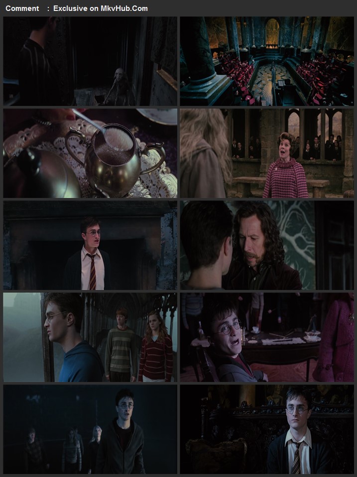 Harry Potter and the Order of the Phoenix 2007 English 720p BluRay 1GB Download